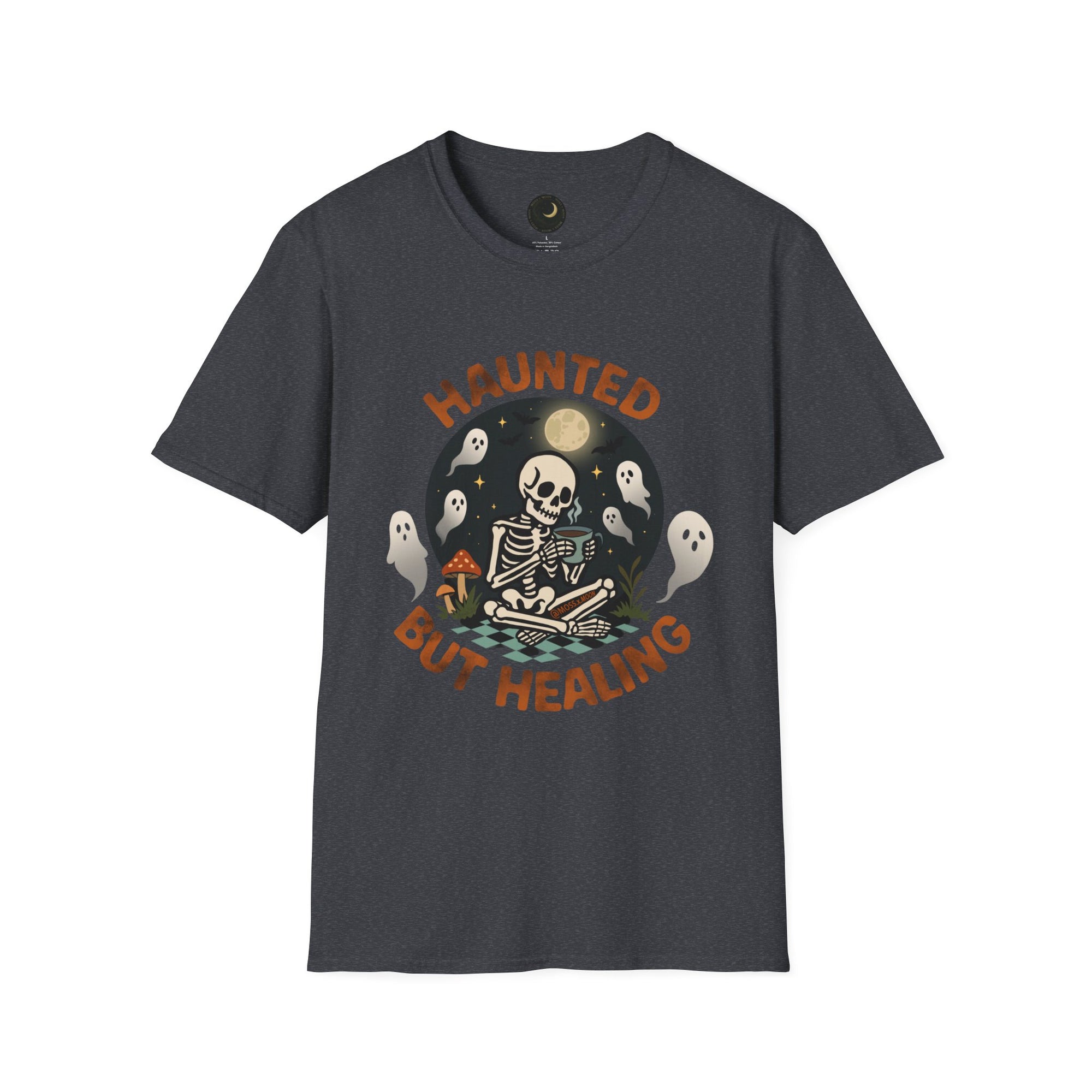 HAUNTED BUT HEALING | Unisex Softstyle T-Shirt