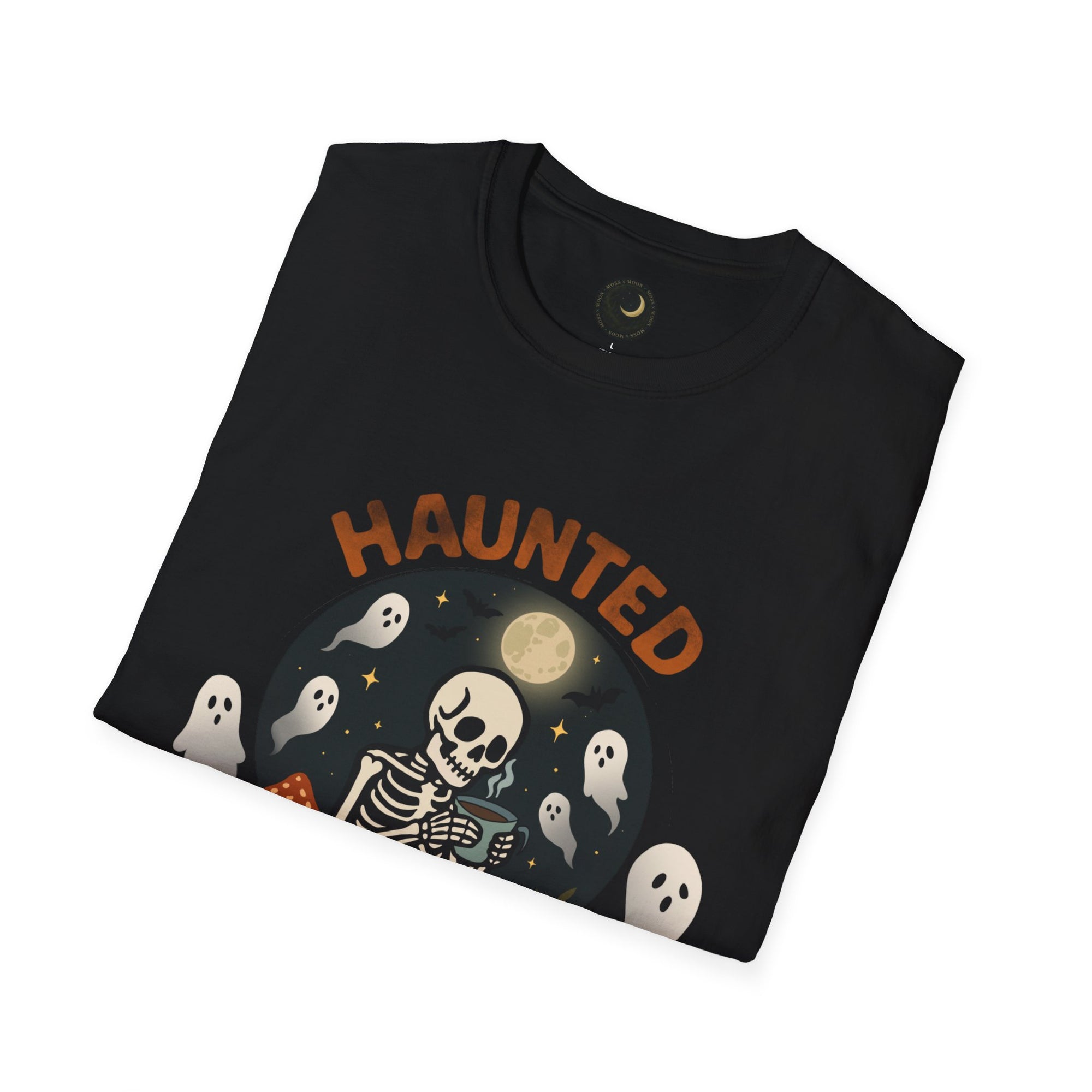 HAUNTED BUT HEALING | Unisex Softstyle T-Shirt