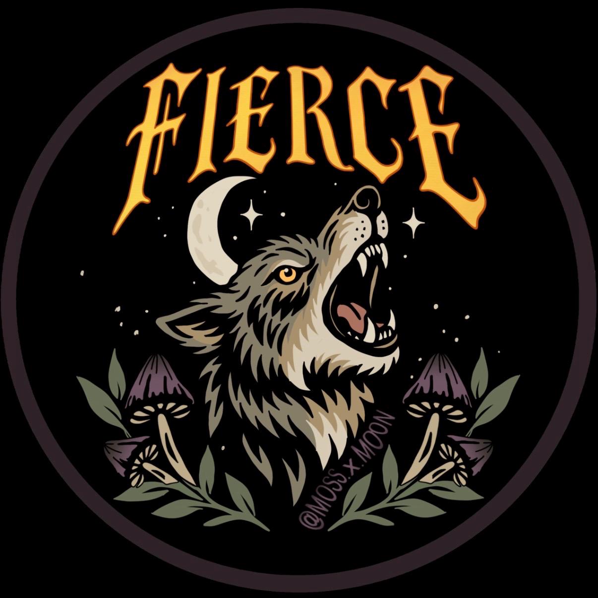 FIERCE. ANGRY. LOUD | 6" Vinyl, Waterproof & Dishwasher Safe Sticker Sheet