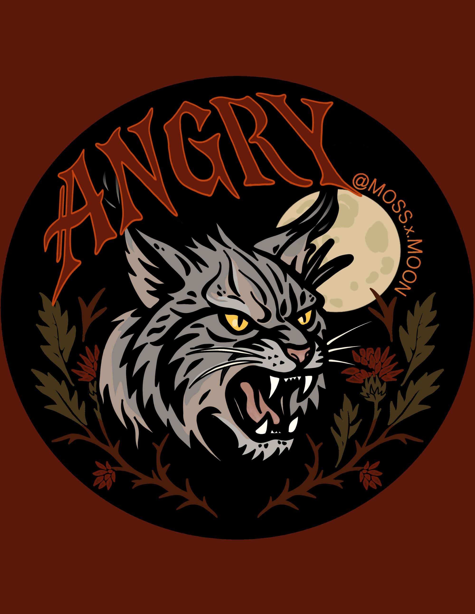 FIERCE. ANGRY. LOUD | 6" Vinyl, Waterproof & Dishwasher Safe Sticker Sheet