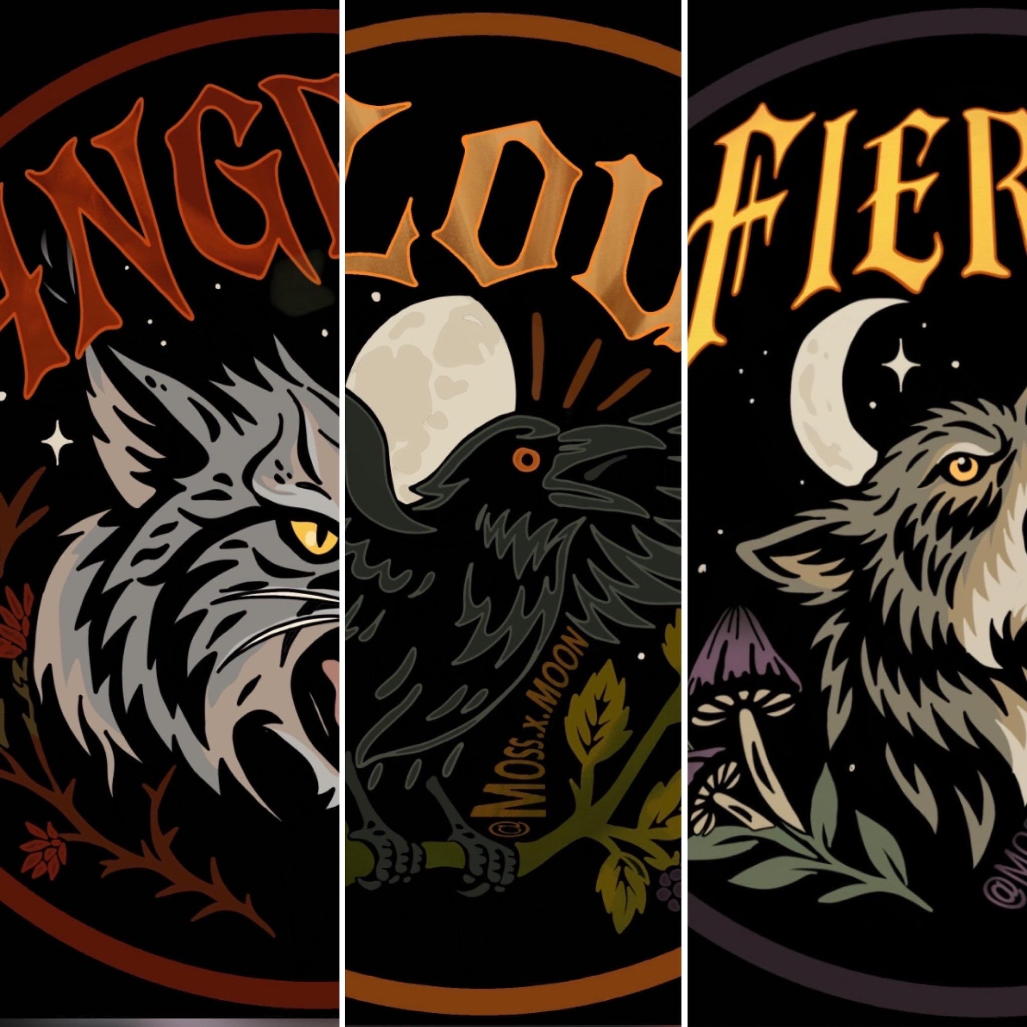 FIERCE. ANGRY. LOUD | 6" Vinyl, Waterproof & Dishwasher Safe Sticker Sheet